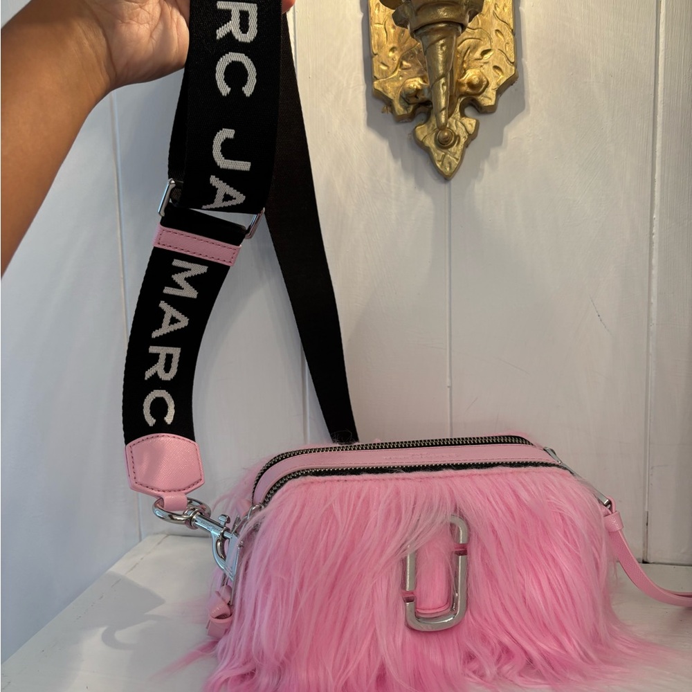 Marc Jacobs Pink Fur Crossbody